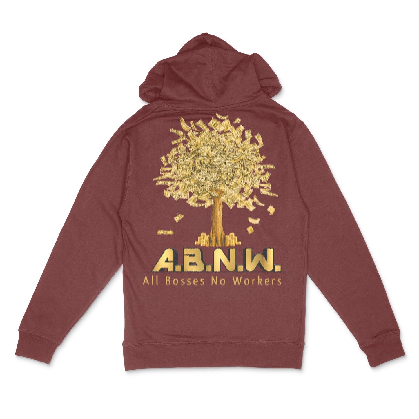 Maroon Money Tree Hoodie